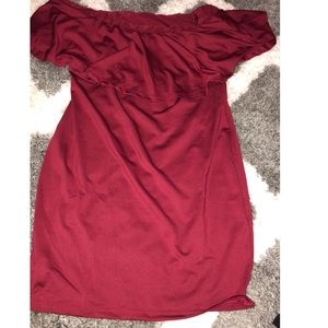 Off the shoulder dress